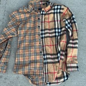Burberry two pattern flannel rare